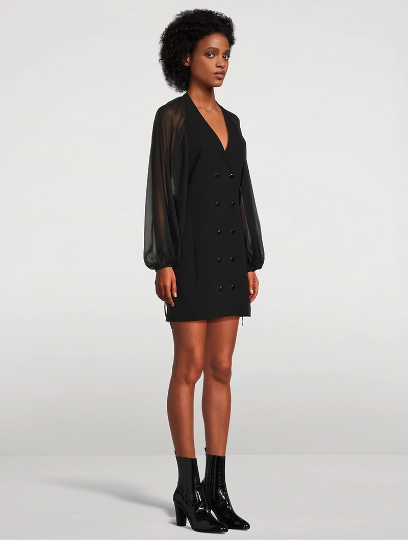 Double-Breasted Blazer Dress