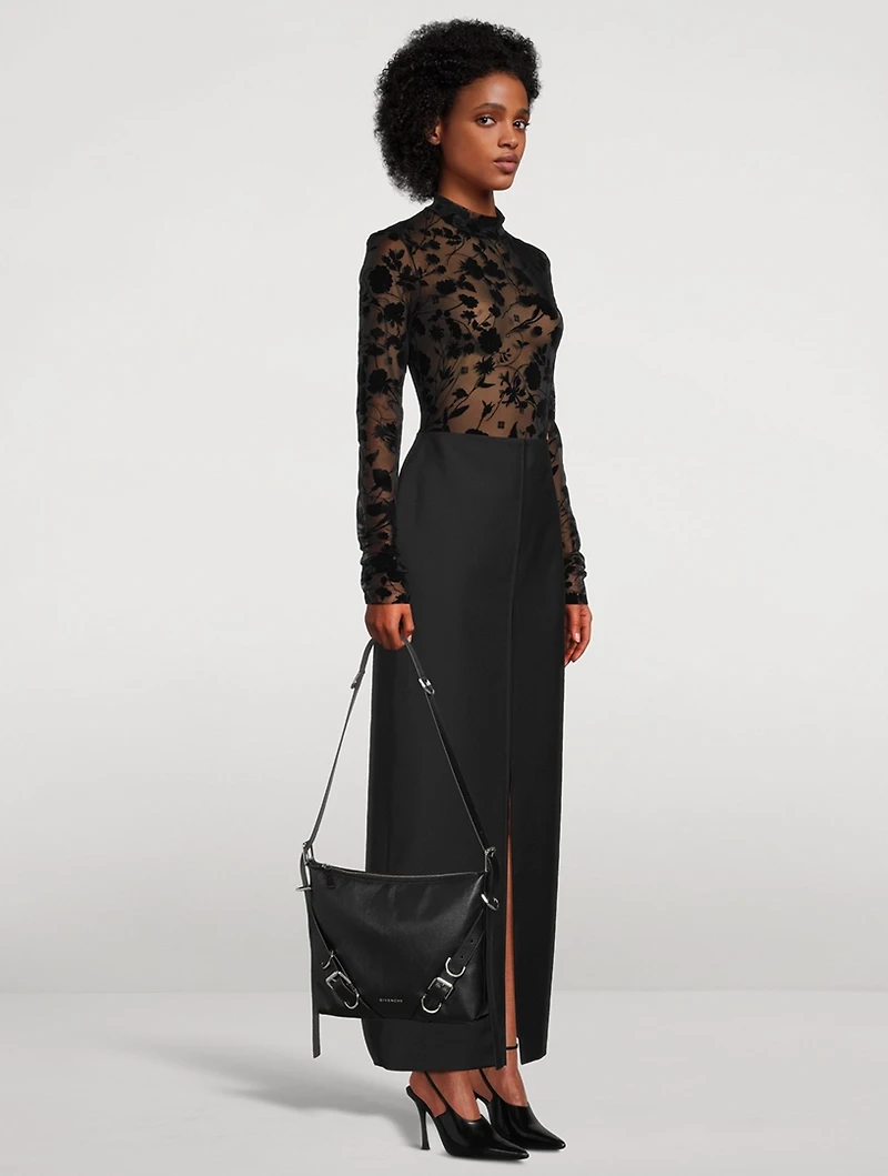 Voyou Leather Crossbody Bag
