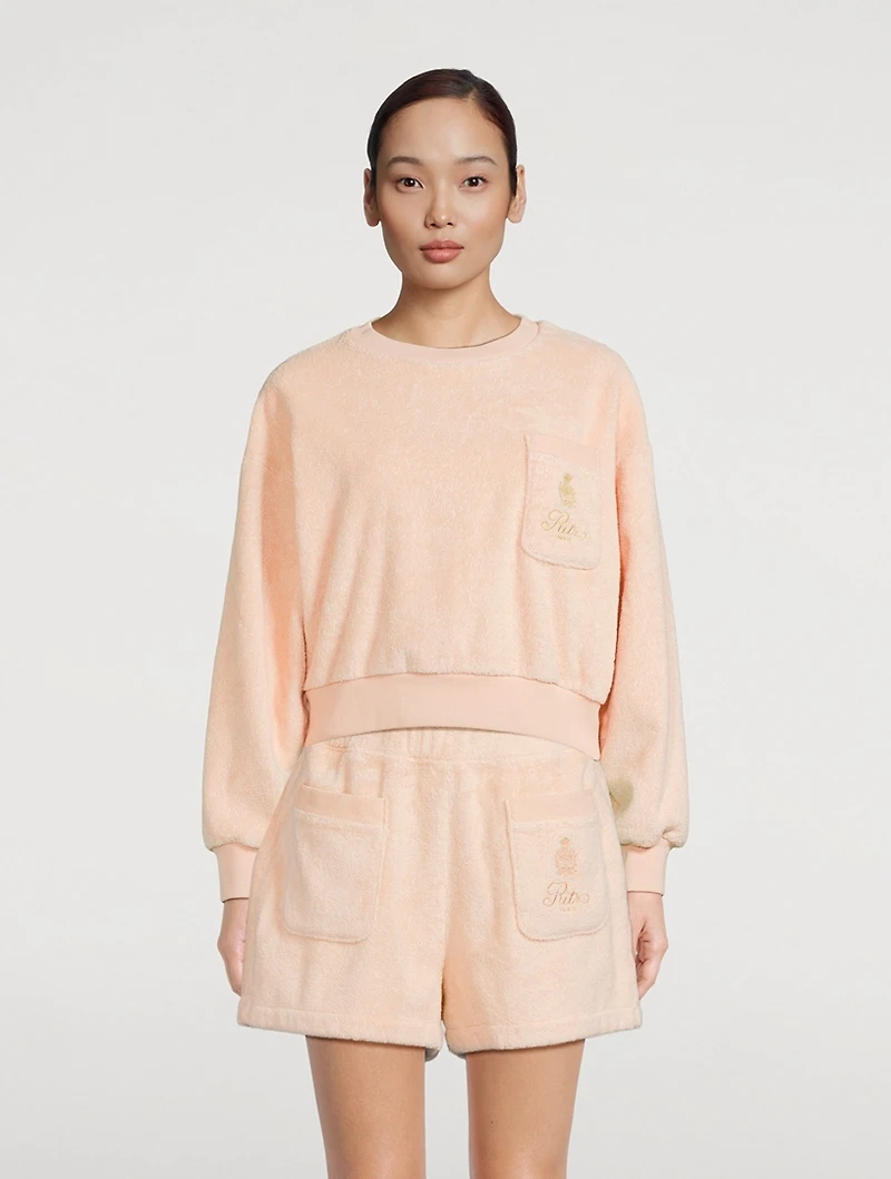 Frame x Ritz Paris Velour Sweatshirt