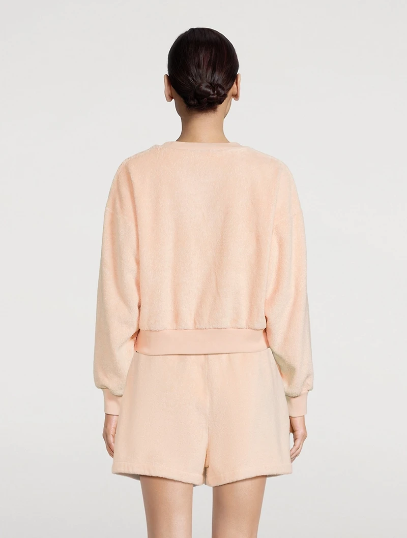 Frame x Ritz Paris Velour Sweatshirt