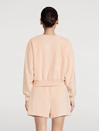 Frame x Ritz Paris Velour Sweatshirt