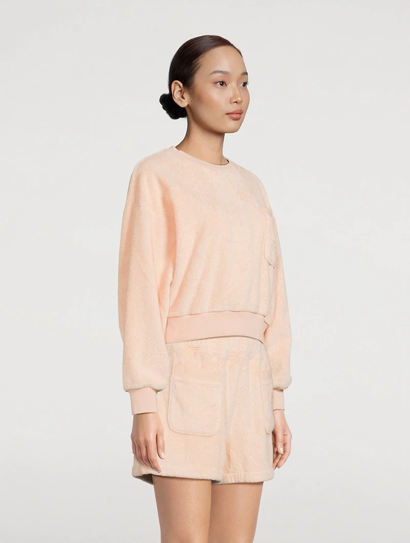 Frame x Ritz Paris Velour Sweatshirt