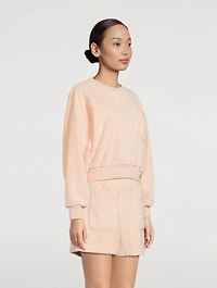 Frame x Ritz Paris Velour Sweatshirt