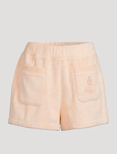 Frame x Ritz Paris Velour Shorts