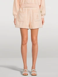 Frame x Ritz Paris Velour Shorts