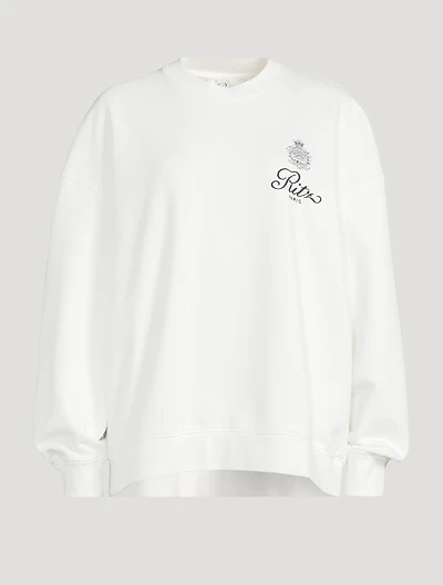 Frame x Ritz Paris Privacy Please Sweatshirt