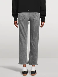 Rider Straight-Leg Ankle Jeans