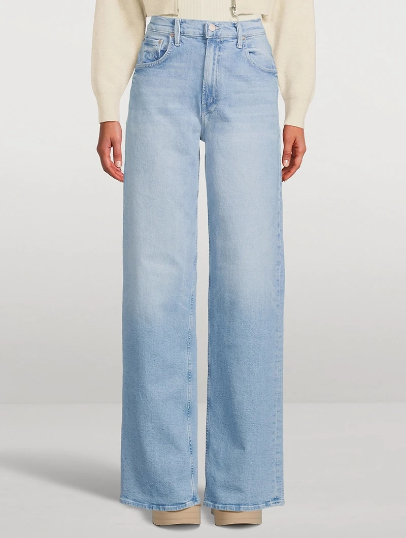 Spinner Wide-Leg Jeans