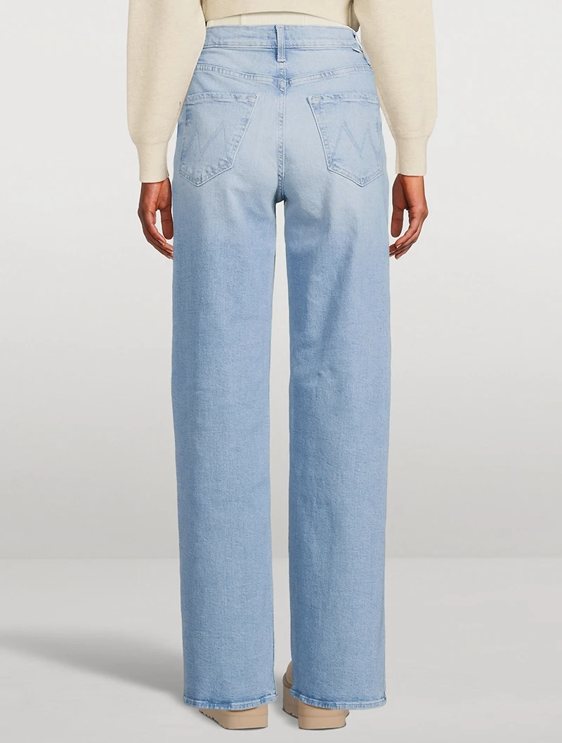 Spinner Wide-Leg Jeans