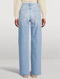 Spinner Wide-Leg Jeans