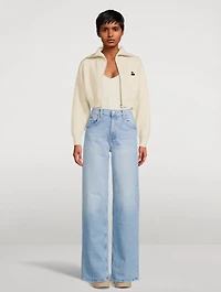 Spinner Wide-Leg Jeans