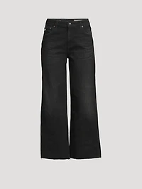 Saige Wide-Leg Crop Jeans
