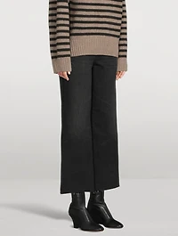 Saige Wide-Leg Crop Jeans