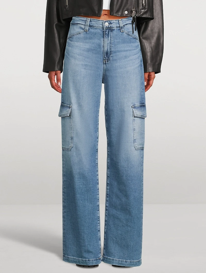 Gatina Wide-Leg Cargo Jeans