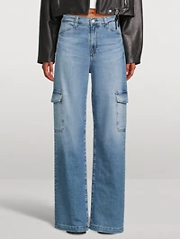 Gatina Wide-Leg Cargo Jeans