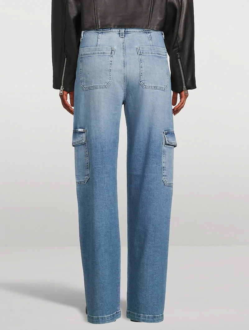 Gatina Wide-Leg Cargo Jeans
