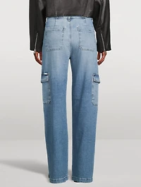 Gatina Wide-Leg Cargo Jeans