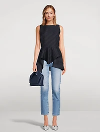 Mari High-Rise Slim Straight Jeans