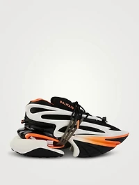 Unicorn Neoprene And Leather Sneakers