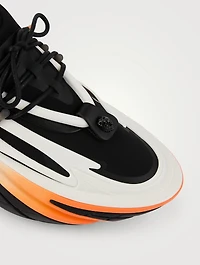 Unicorn Neoprene And Leather Sneakers