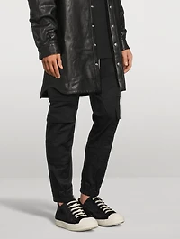 Hairy Leather Low Sneakers