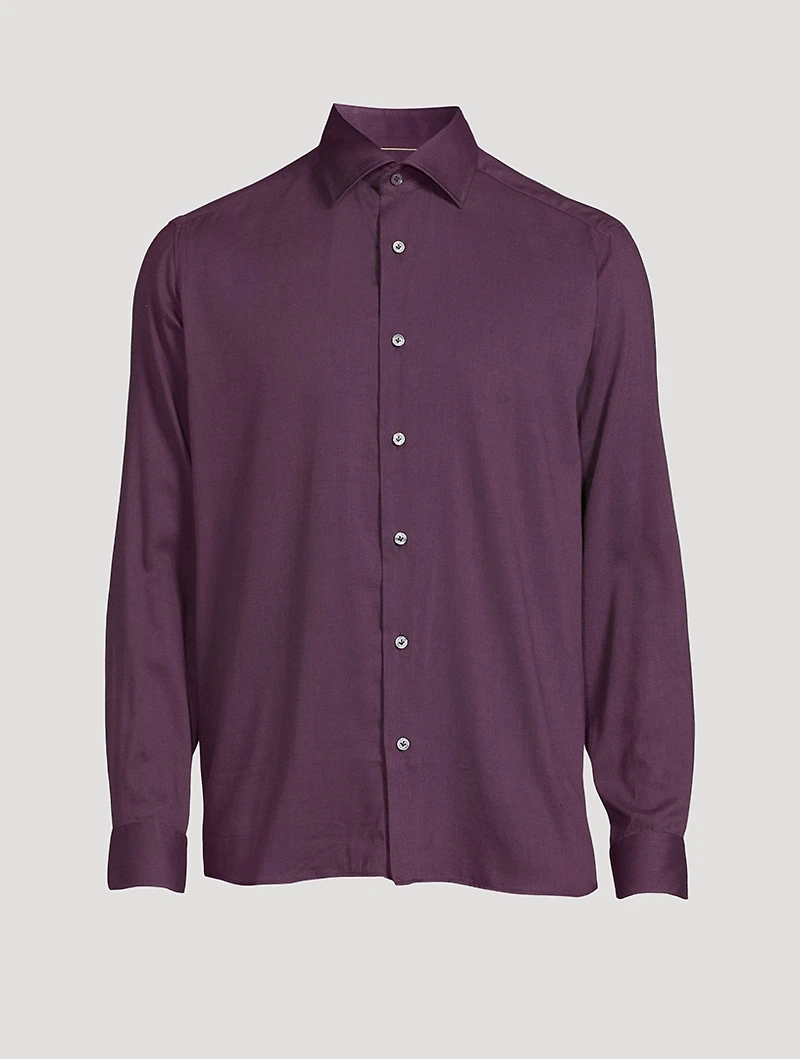 Aurelio Cotton And Silk Shirt