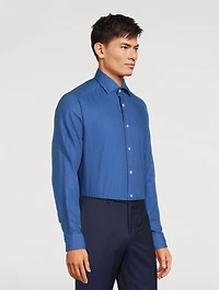 Bellamy Herringbone Cotton-Blend Shirt