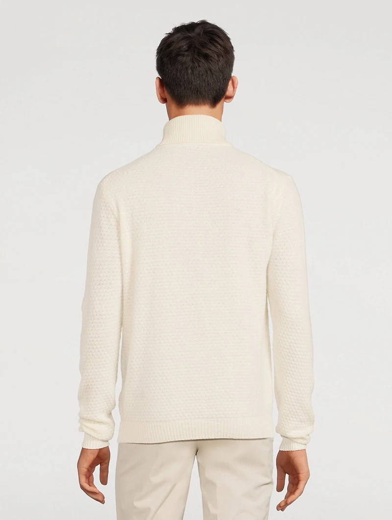 Renfrew Cashmere And Wool Turtleneck Sweater