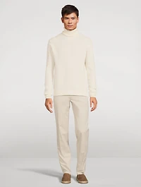 Renfrew Cashmere And Wool Turtleneck Sweater