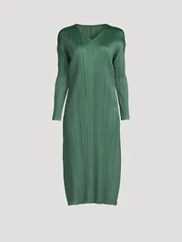 December Long-Sleeve Midi Dress