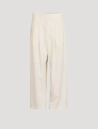 Ease Wool Wide-Leg Pants