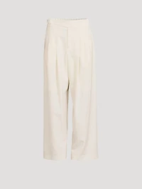 Ease Wool Wide-Leg Pants
