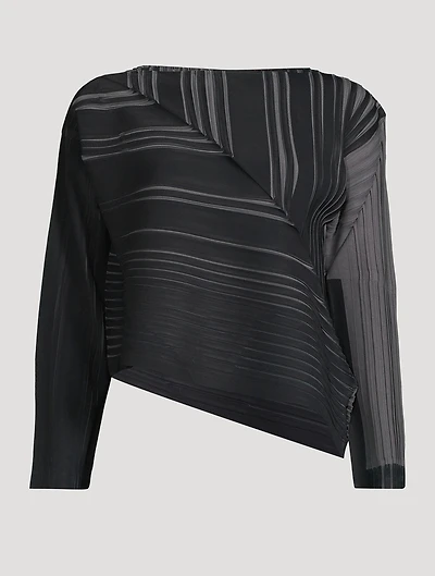 Rhythmical Pleats Top
