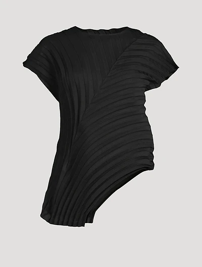 Curved Pleats Top