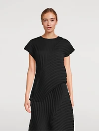 Curved Pleats Top