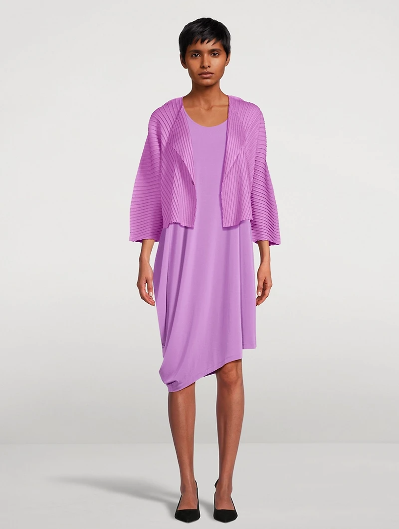 Drape Jersey Midi Dress