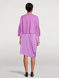 Drape Jersey Midi Dress