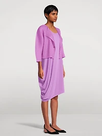 Drape Jersey Midi Dress