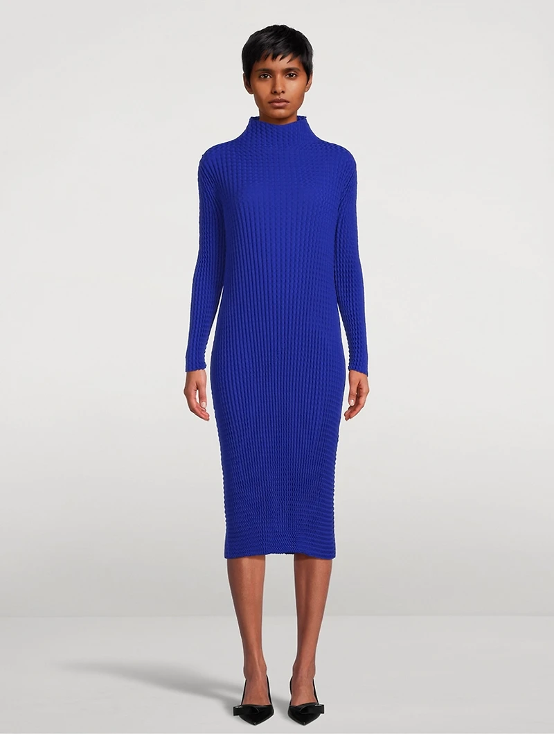 Spongy Midi Dress