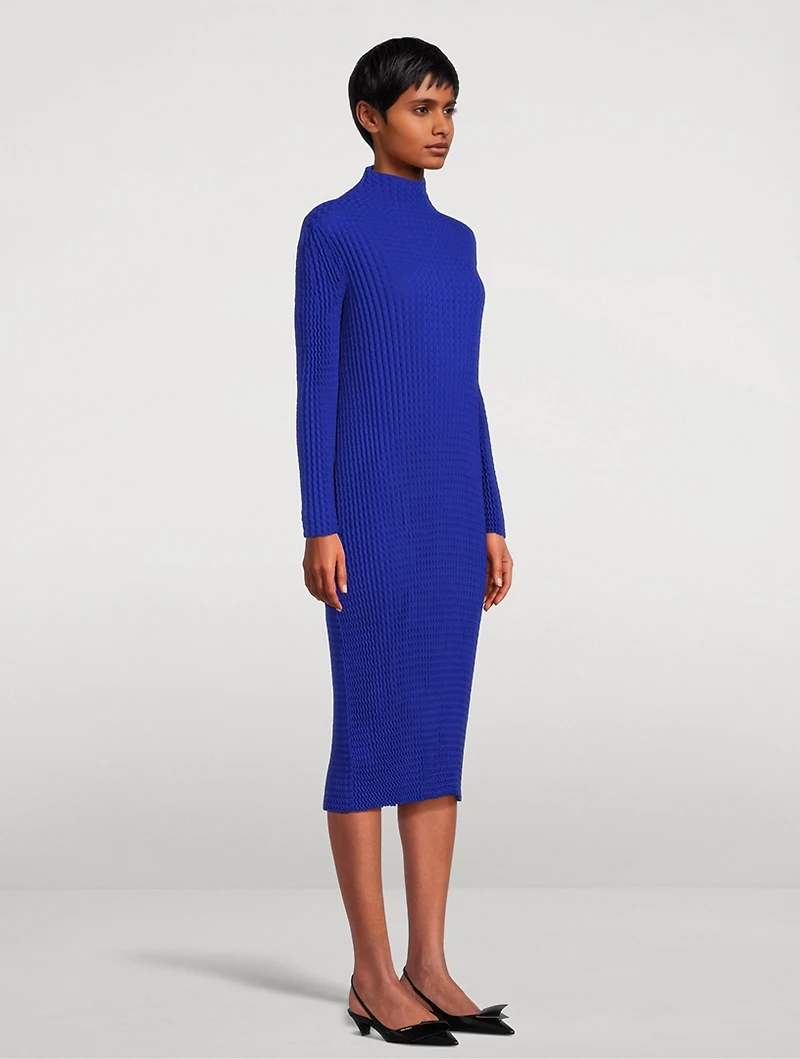 Spongy Midi Dress