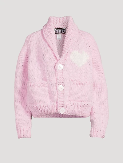 Heart Wool Cardigan