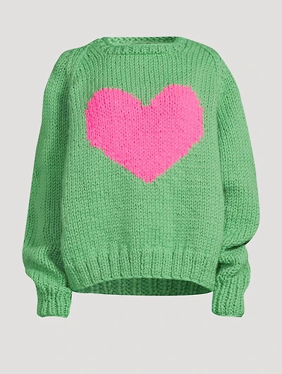 Heart Wool Sweater
