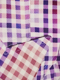 Tux Stripe Blazer Gingham Print