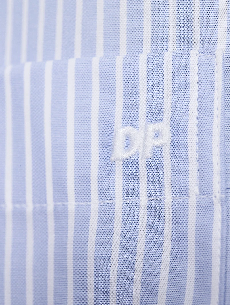Anne Poplin Shirt Stripe Print