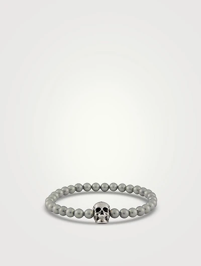 Beaded Skull Bracelet
