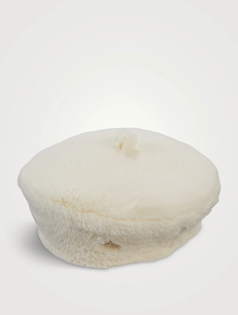 Faux Fur Beret