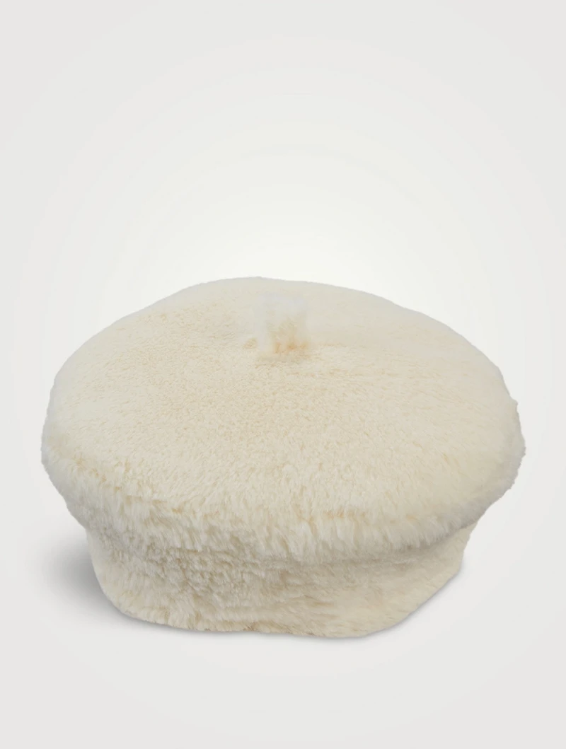 Faux Fur Beret