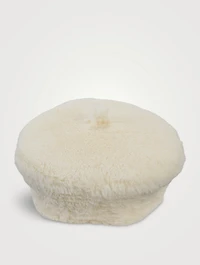 Faux Fur Beret