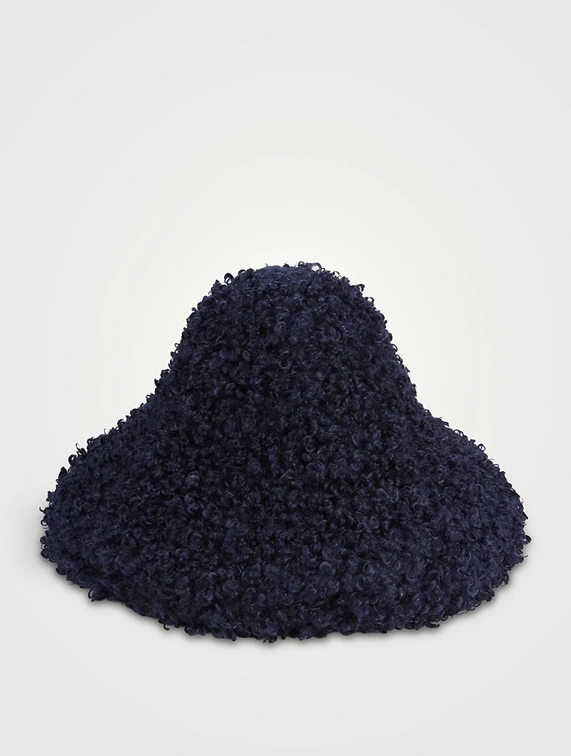 Bouclé Faux Fur Hat