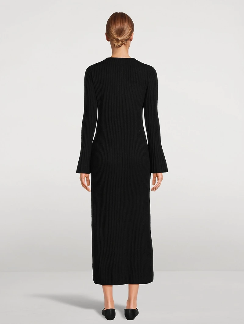 Colea Wool Knit Long Dress